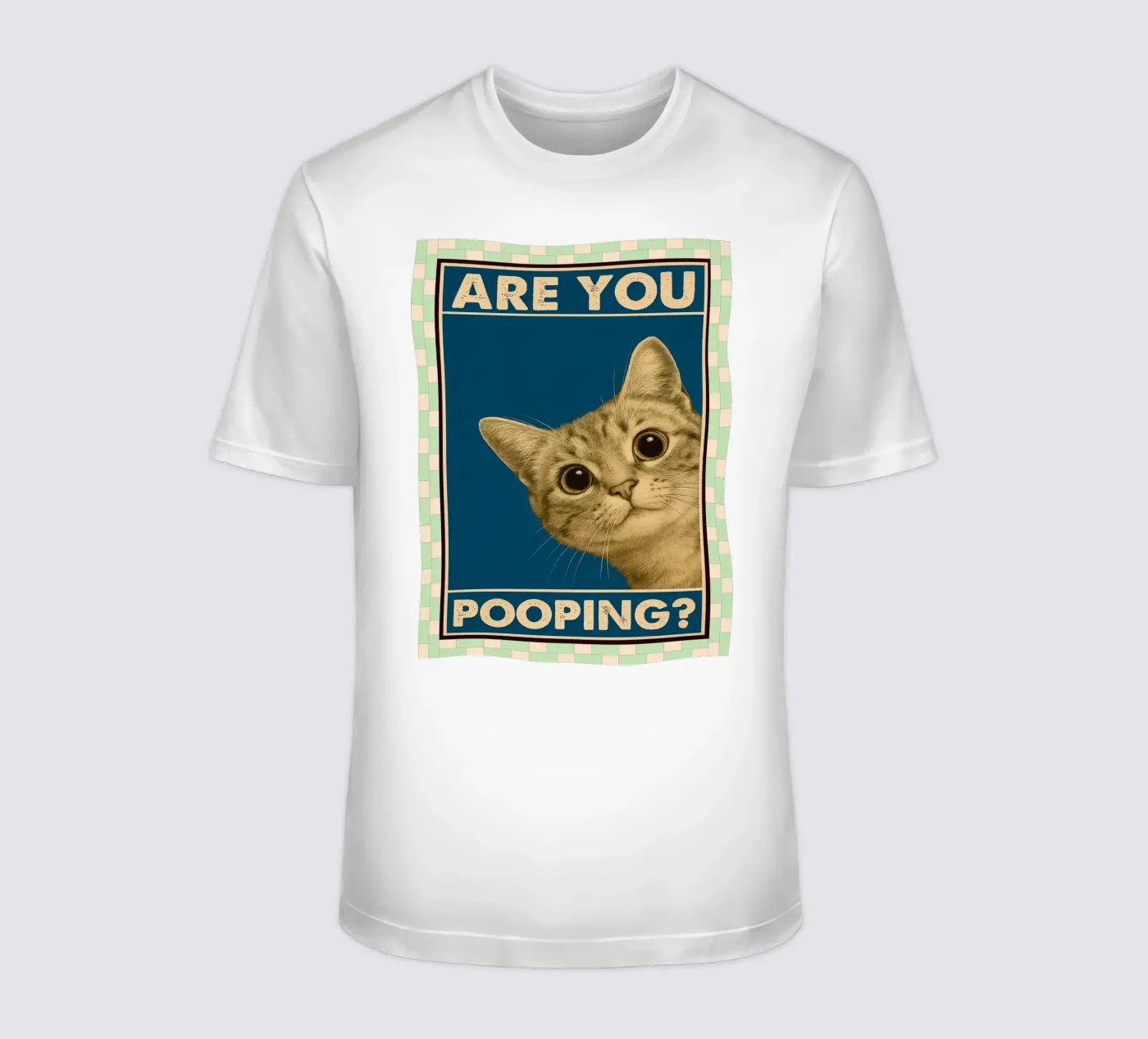 chat fais-tu caca t-shirt de Deetooz