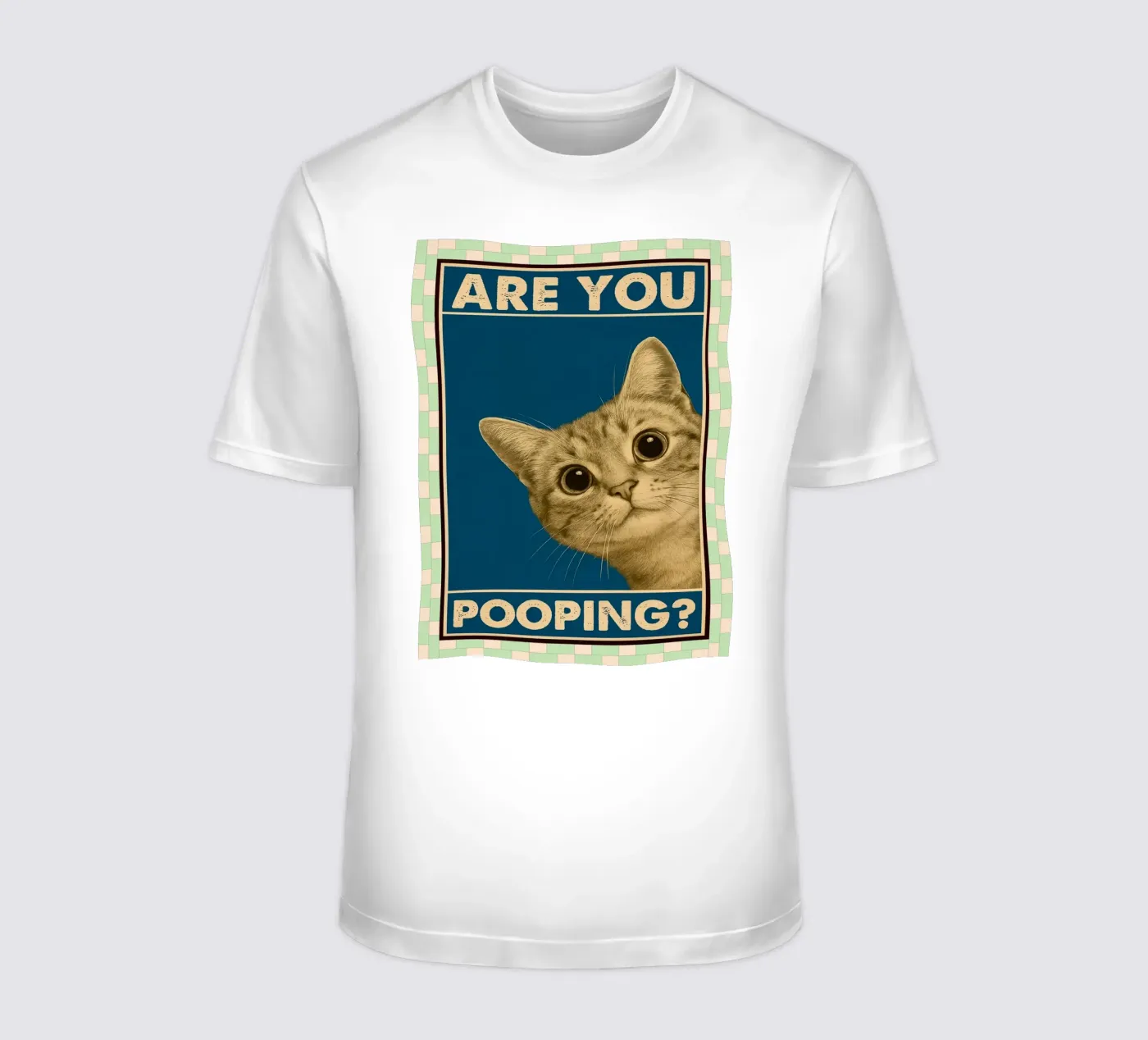 chat fais-tu caca t-shirt de Deetooz