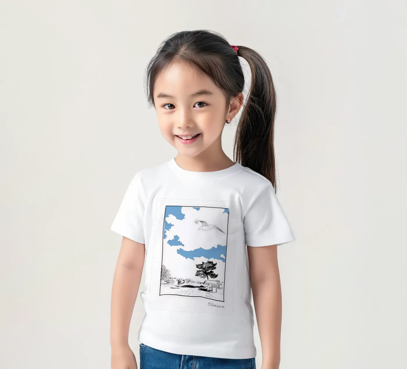 Am Darß t-shirt bambini da SaraRosenbaum