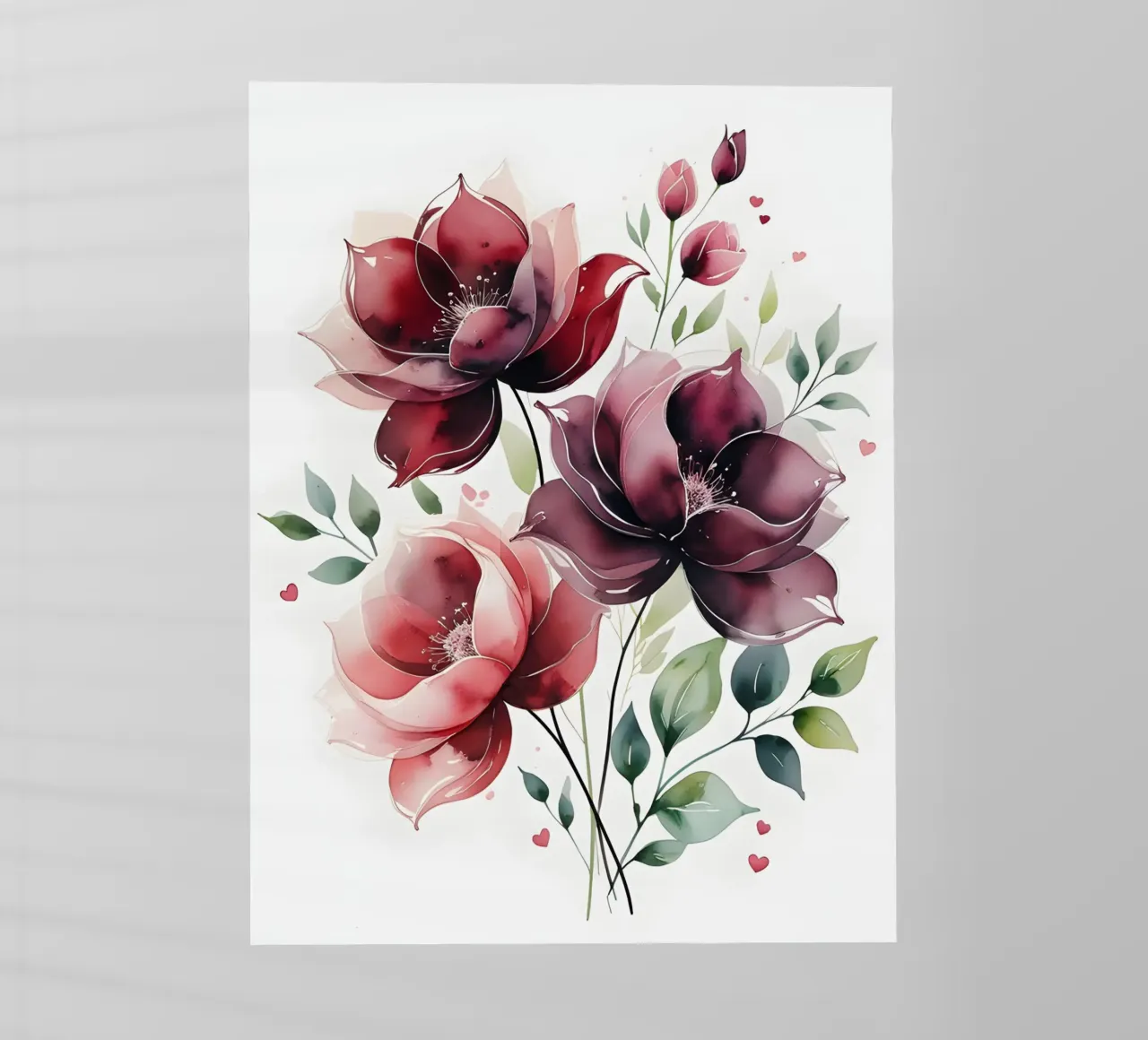 Amore botanico pellicola backlit da uniqe world