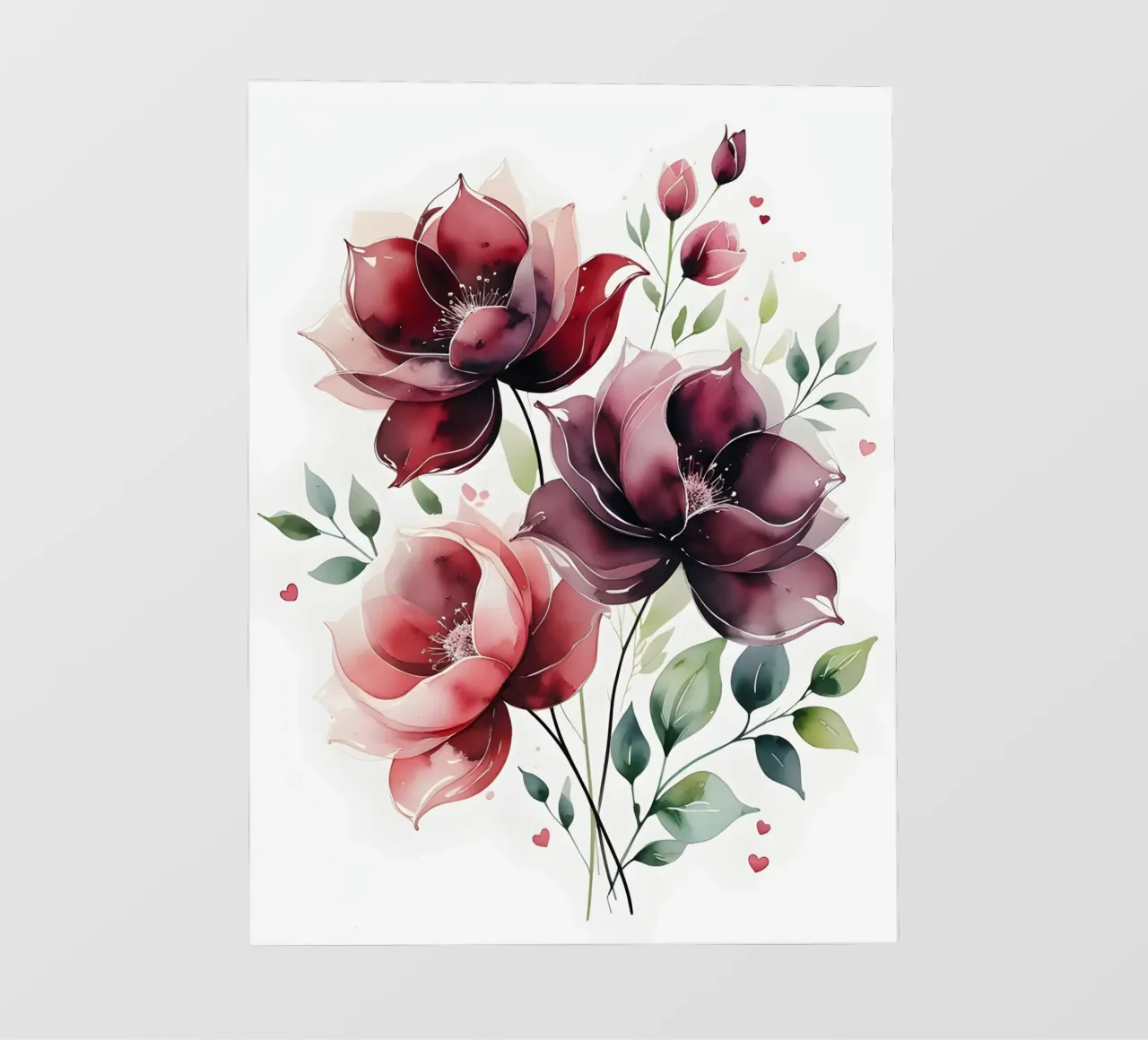 Amore botanico pellicola backlit da uniqe world