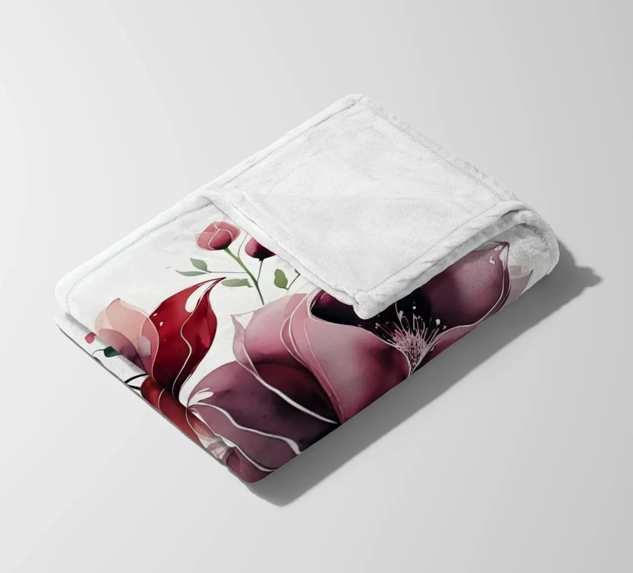 Amore botanico coperta in pile da uniqe world