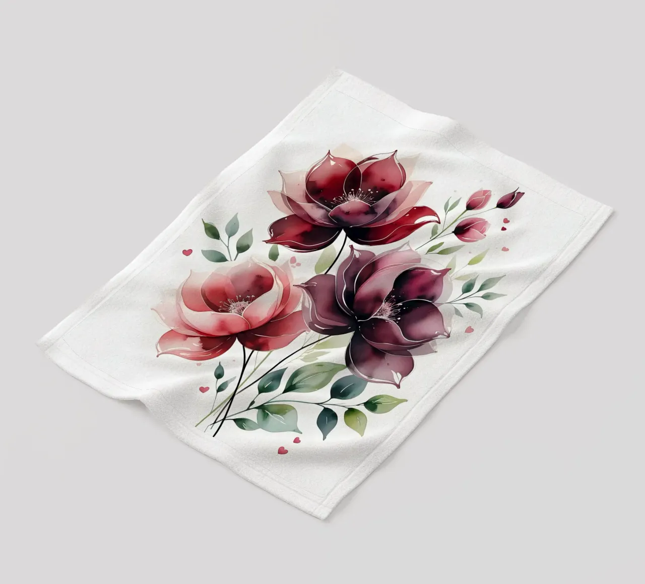 Amore botanico coperta in pile da uniqe world