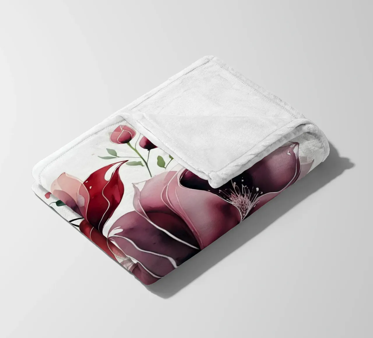 Amore botanico coperta in pile da uniqe world