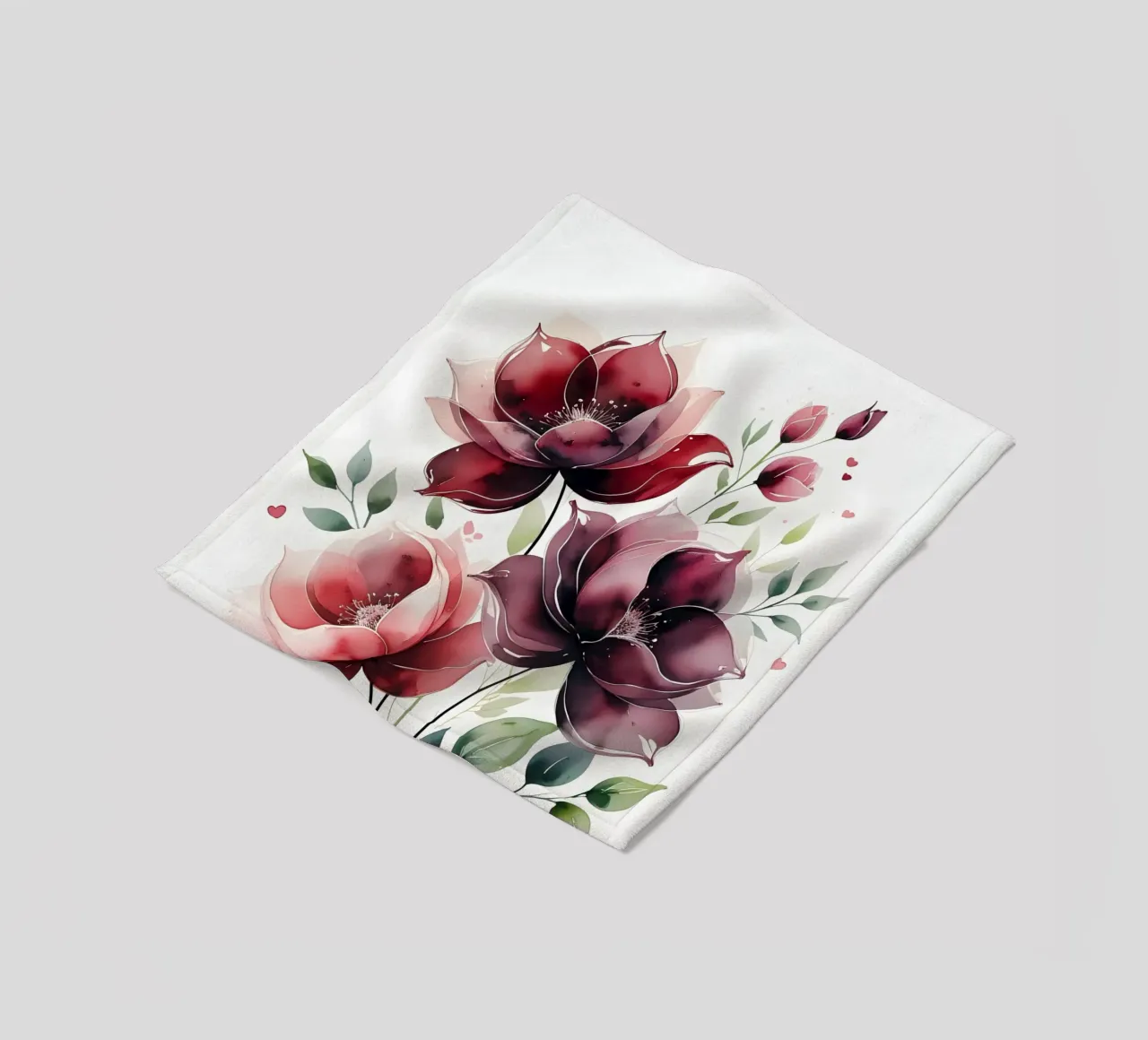 Amore botanico coperta in pile da uniqe world