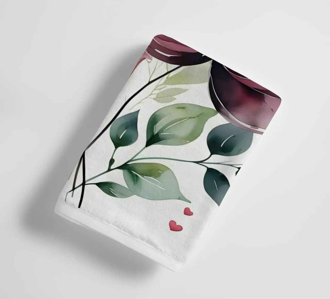 Amore botanico asciugamano da bagno da uniqe world