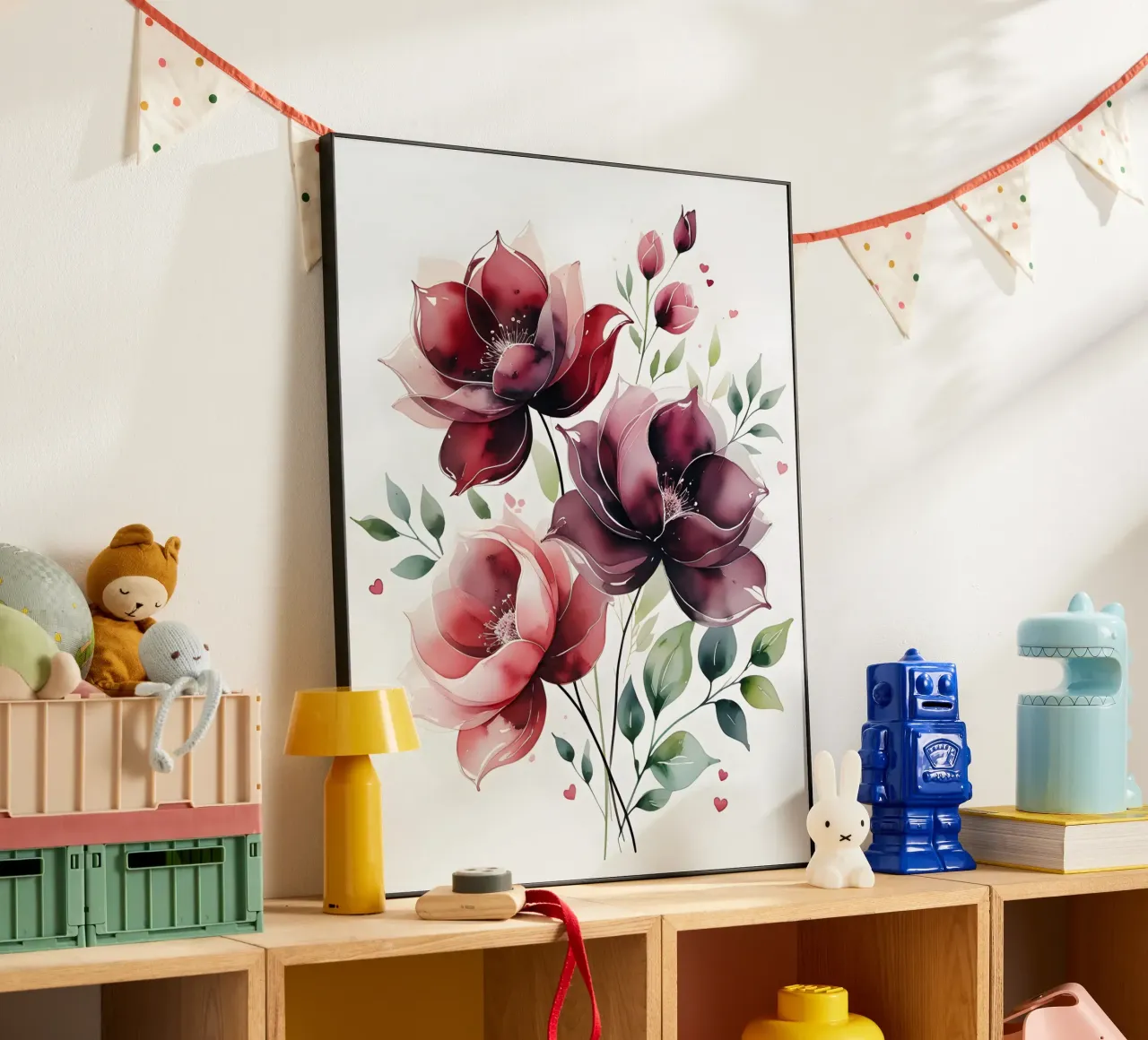 Amore botanico alluminio dibond da uniqe world