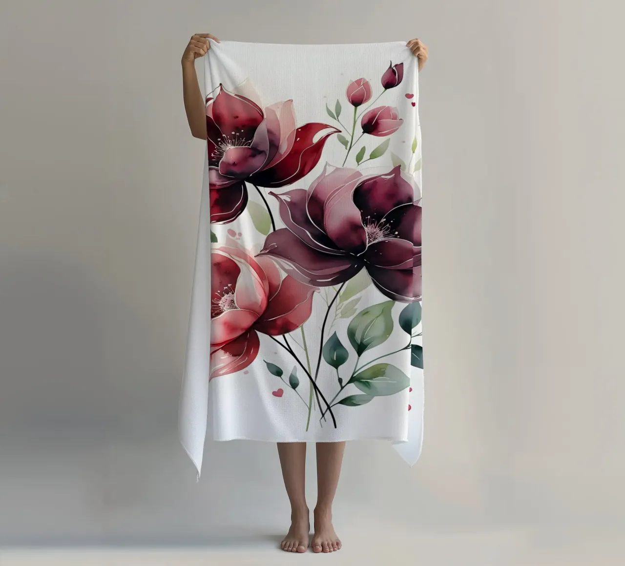 Amore botanico telo mare da uniqe world