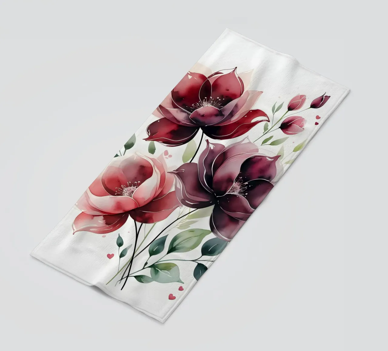 Amore botanico telo mare da uniqe world