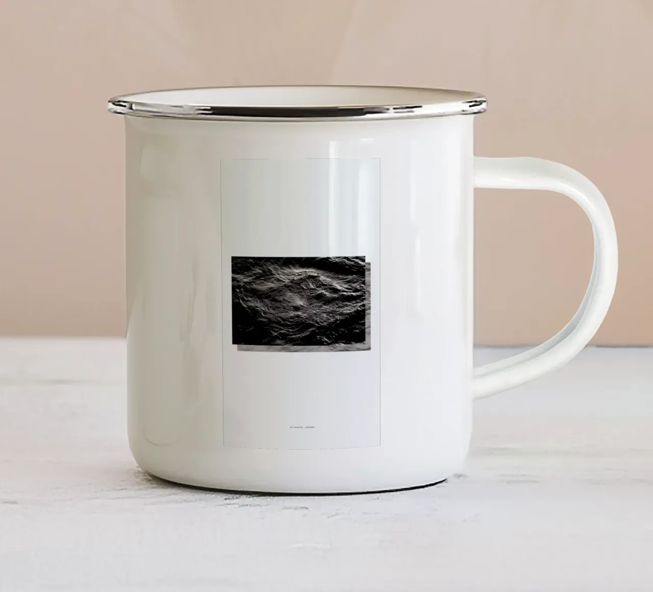 Storm tazza in smalto da The Wall Shop