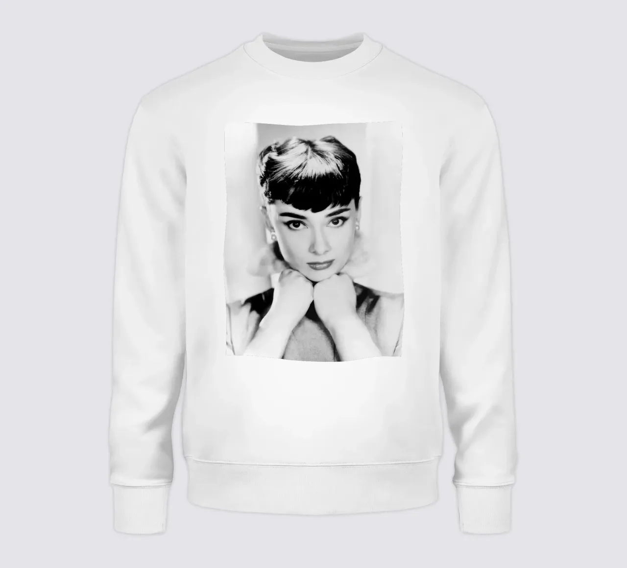 Audrey Hepburn felpa da BLACK WITH WHITE
