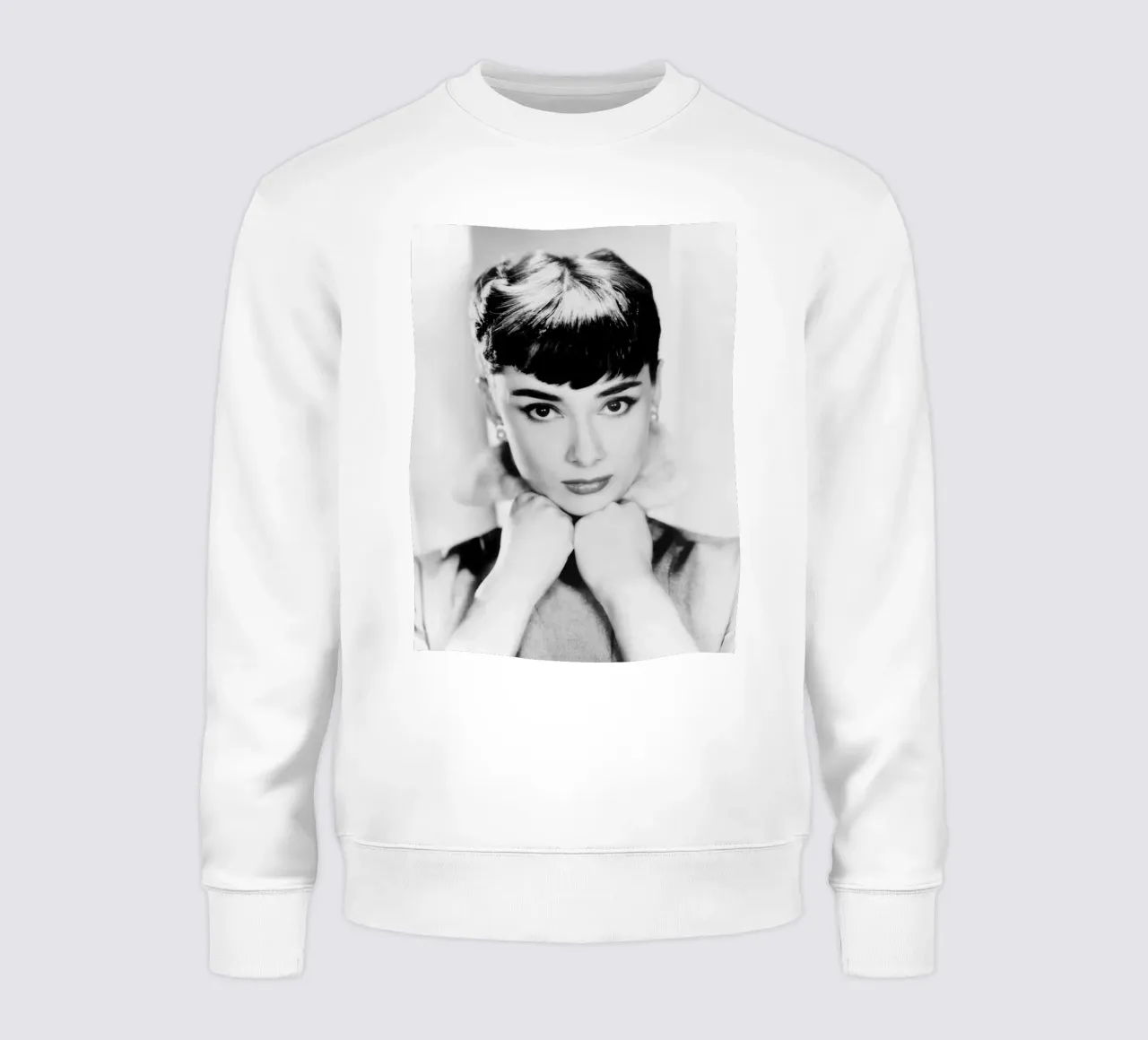Audrey Hepburn felpa da BLACK WITH WHITE