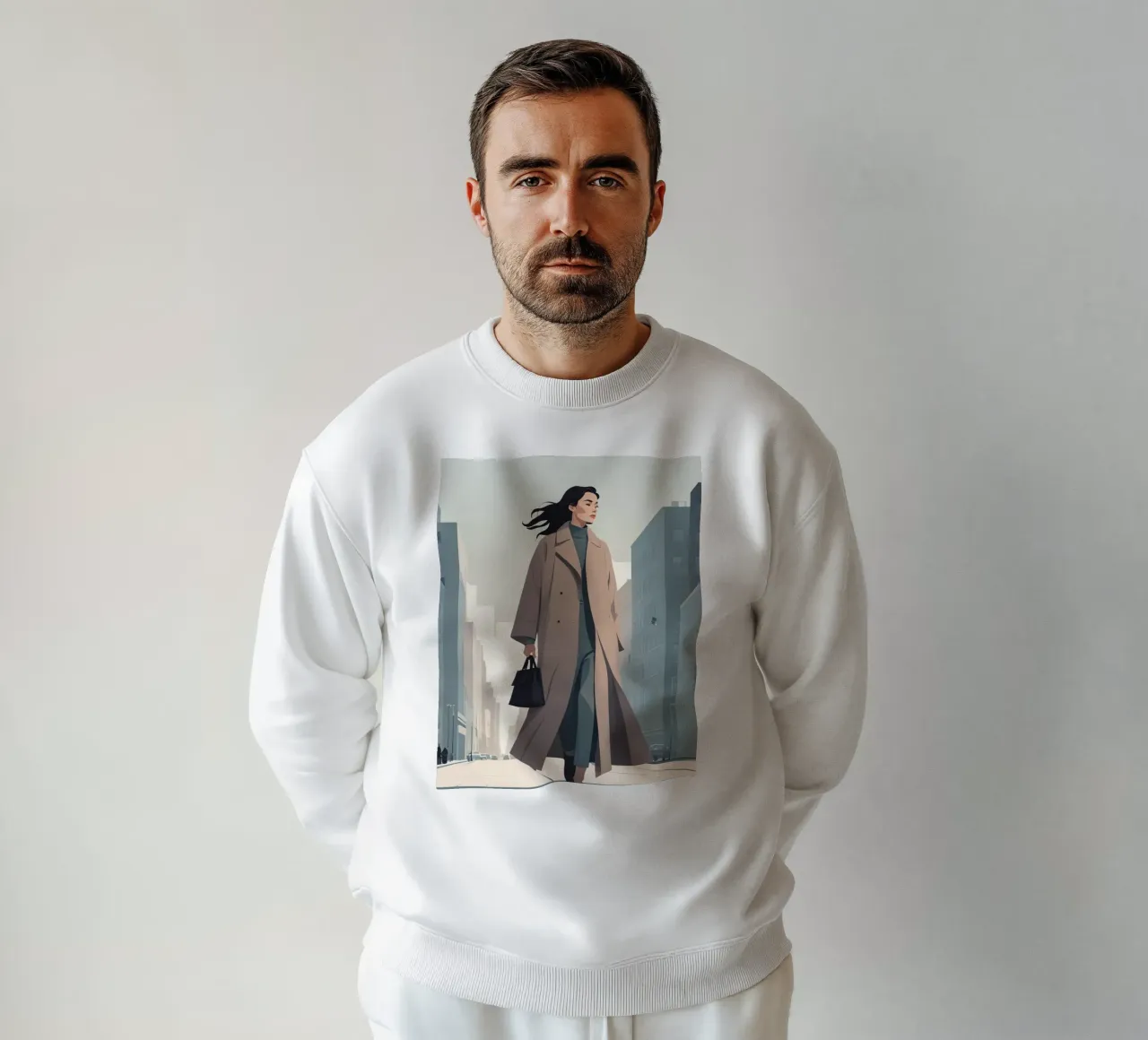 Fiducia tranquilla felpa da Maison Solis