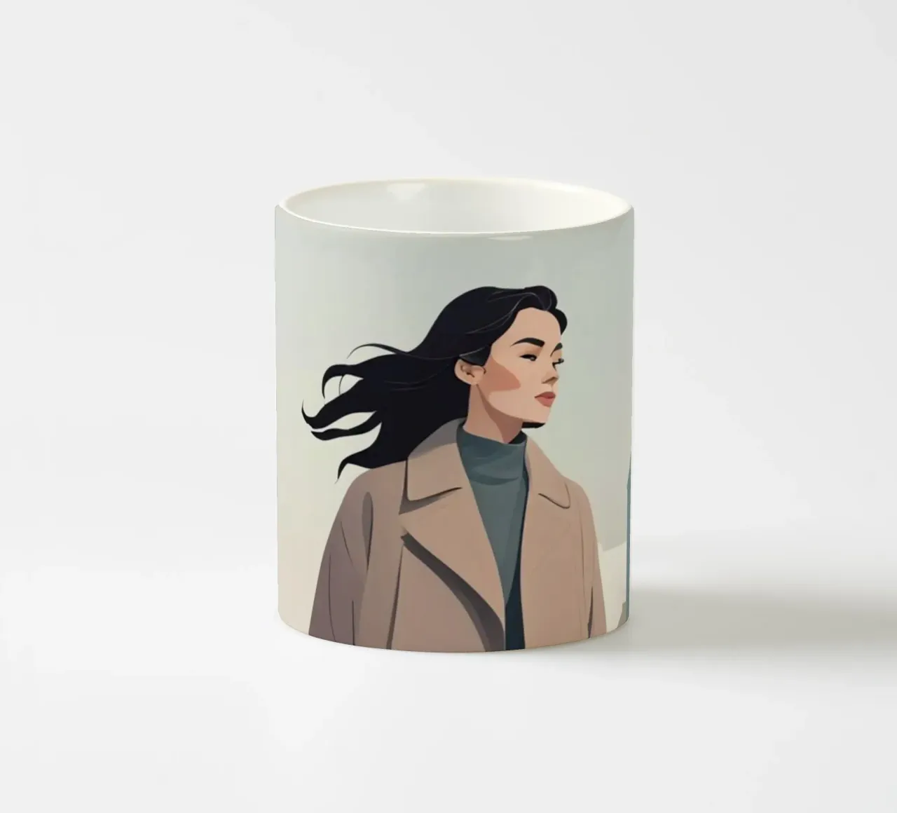 Fiducia tranquilla tazza in ceramica da Maison Solis