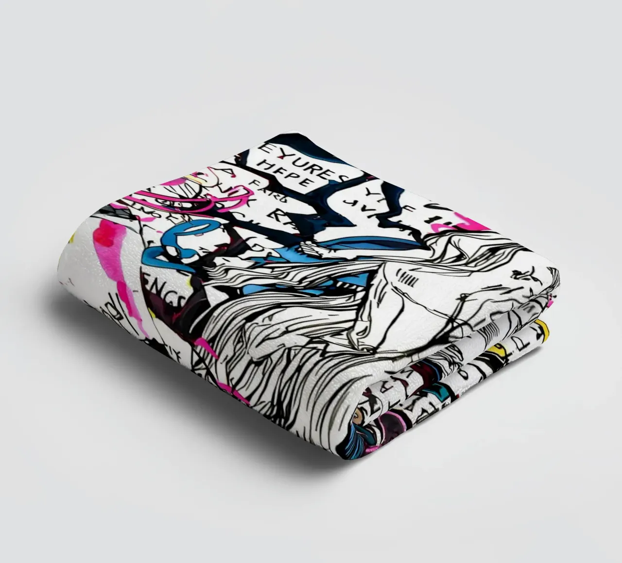 Drowning in Bottles towel by uniqe world