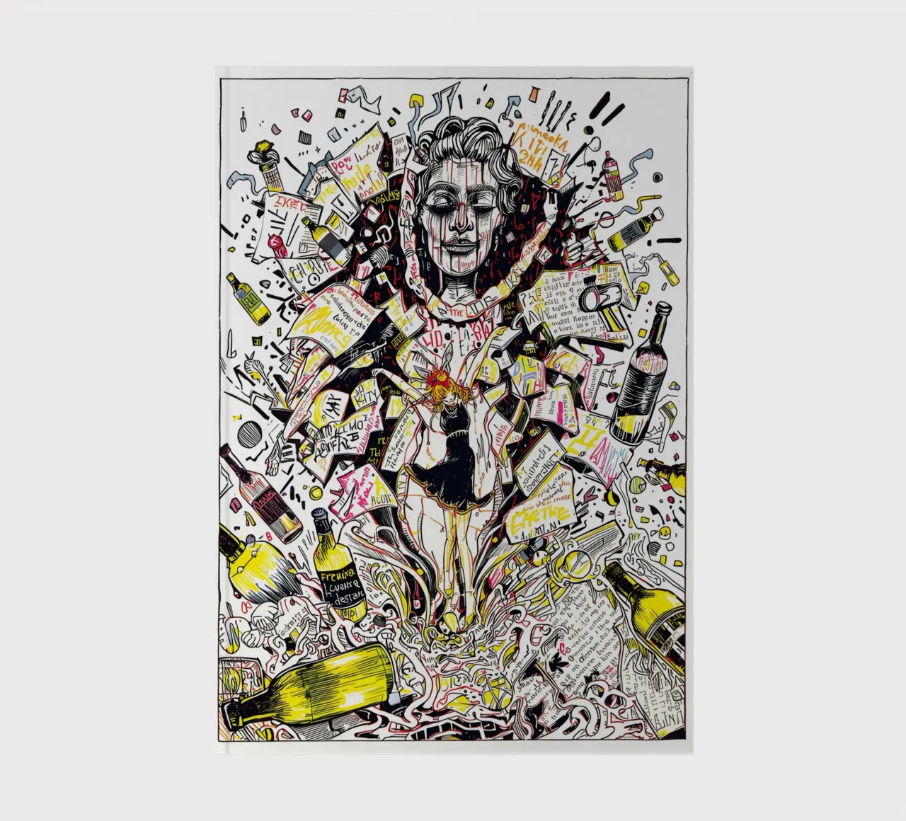 Drowning in Noise notebook by uniqe world