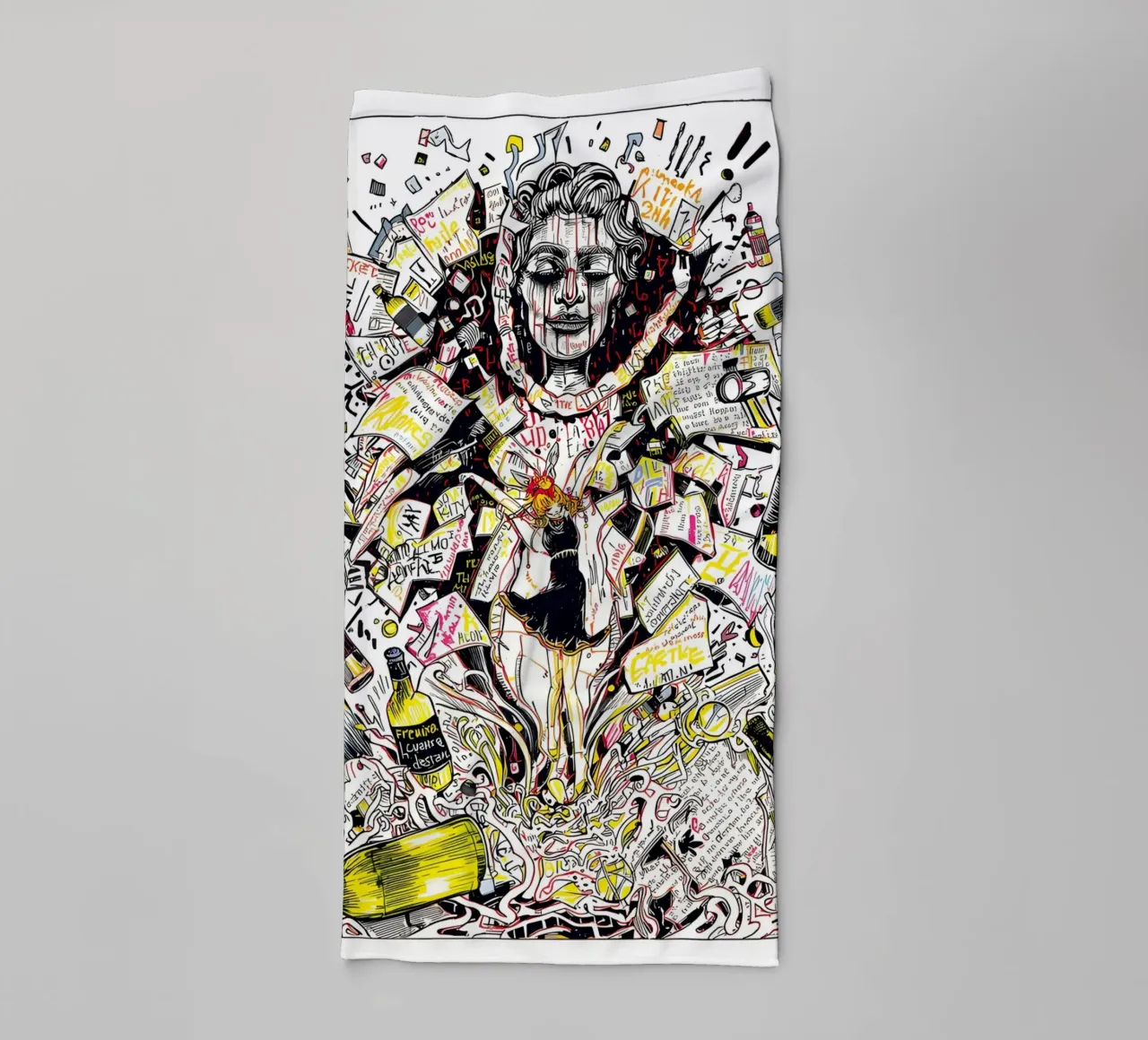 Drowning in Noise towel by uniqe world