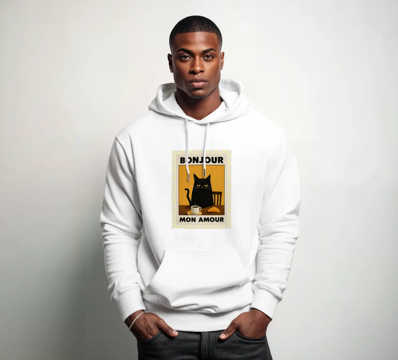 Ciao amore mio felpa con cappuccio da Deetooz