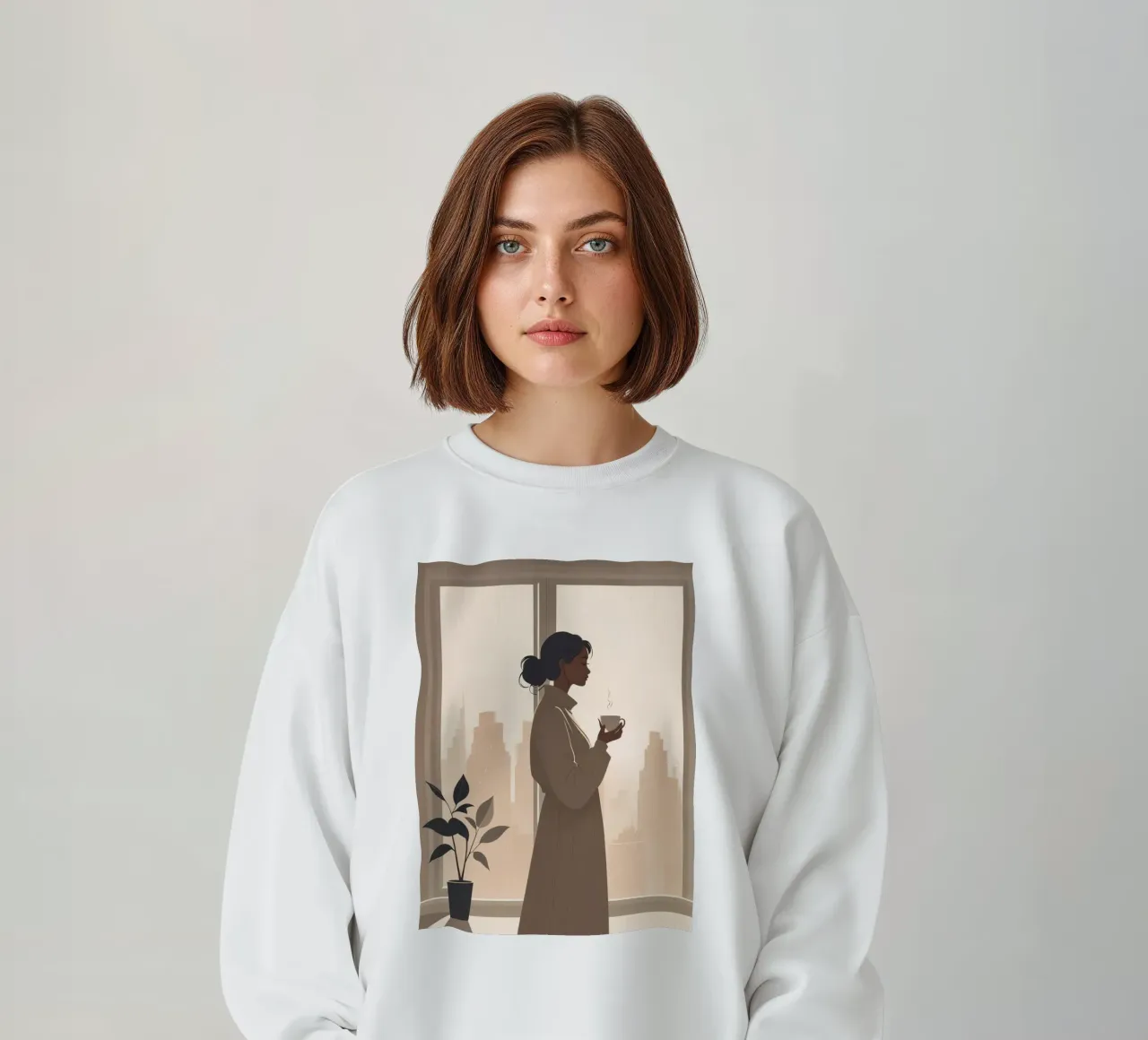 Quiet Morning sweatshirt by Maison Solis