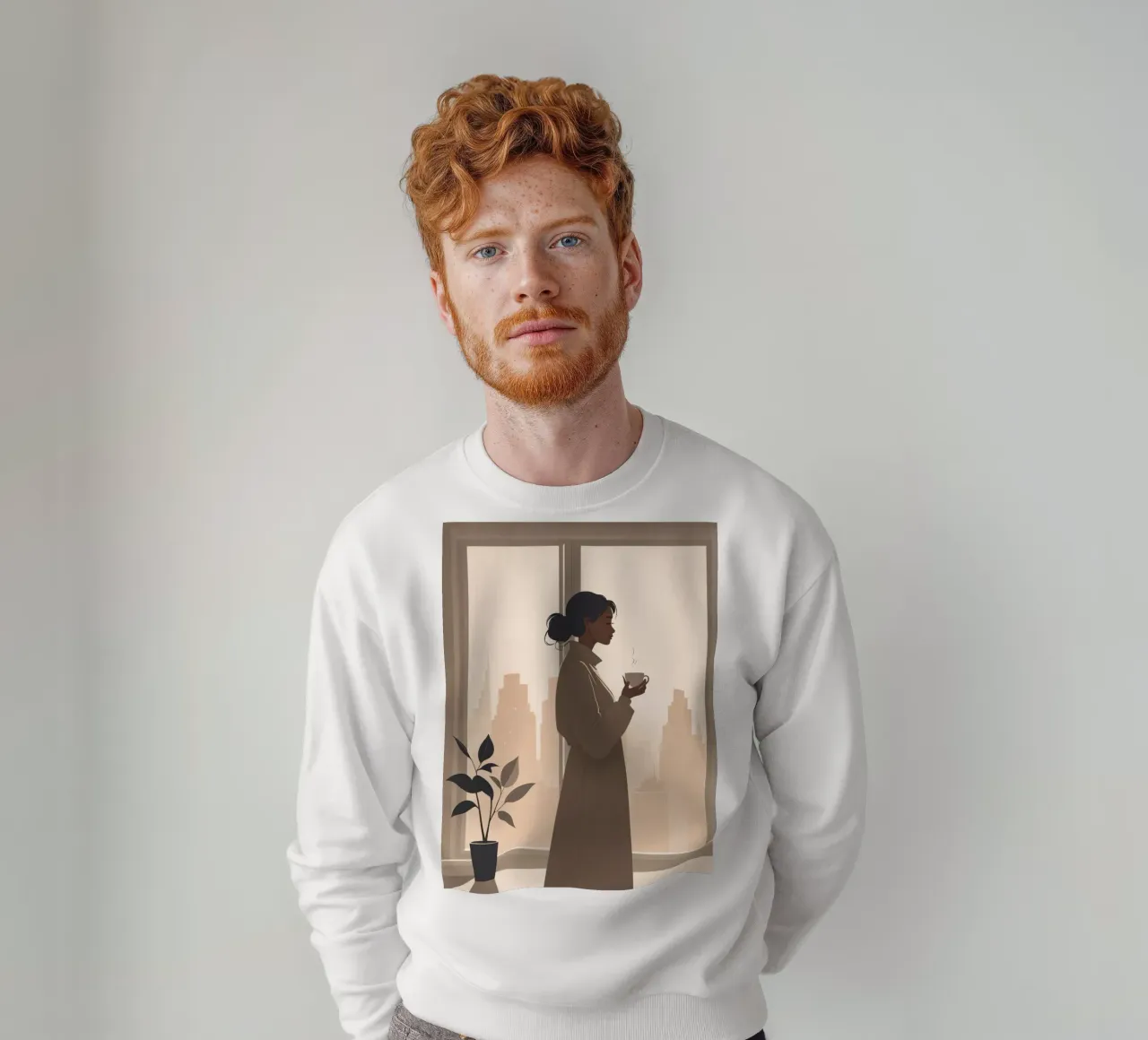 Quiet Morning sweatshirt by Maison Solis