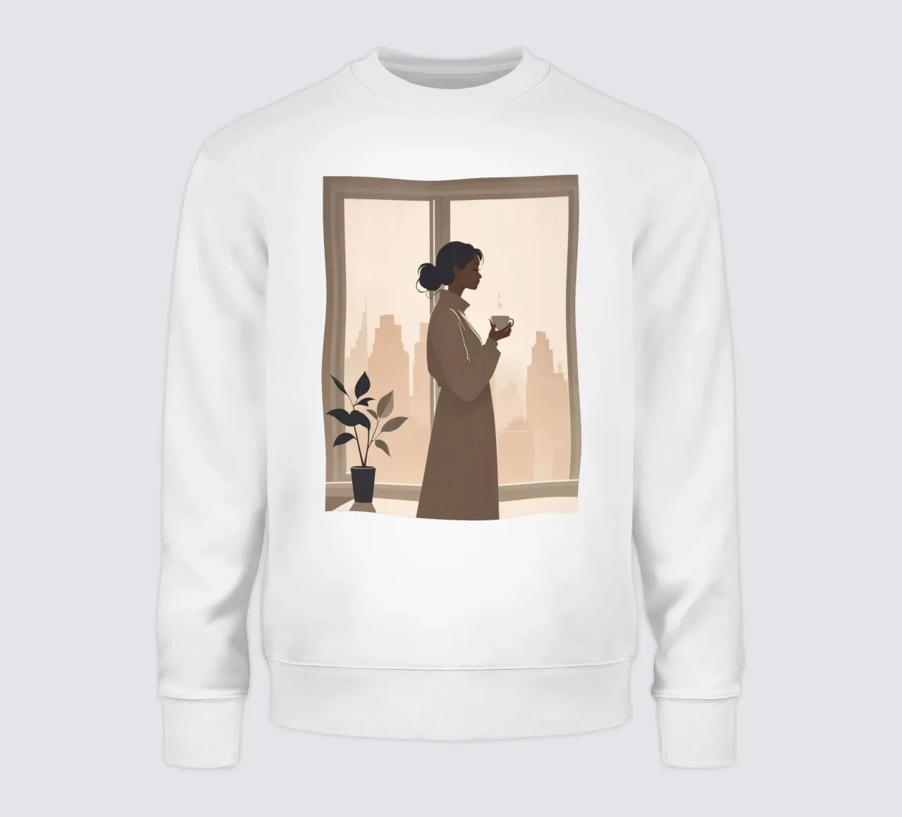 Quiet Morning sweatshirt by Maison Solis