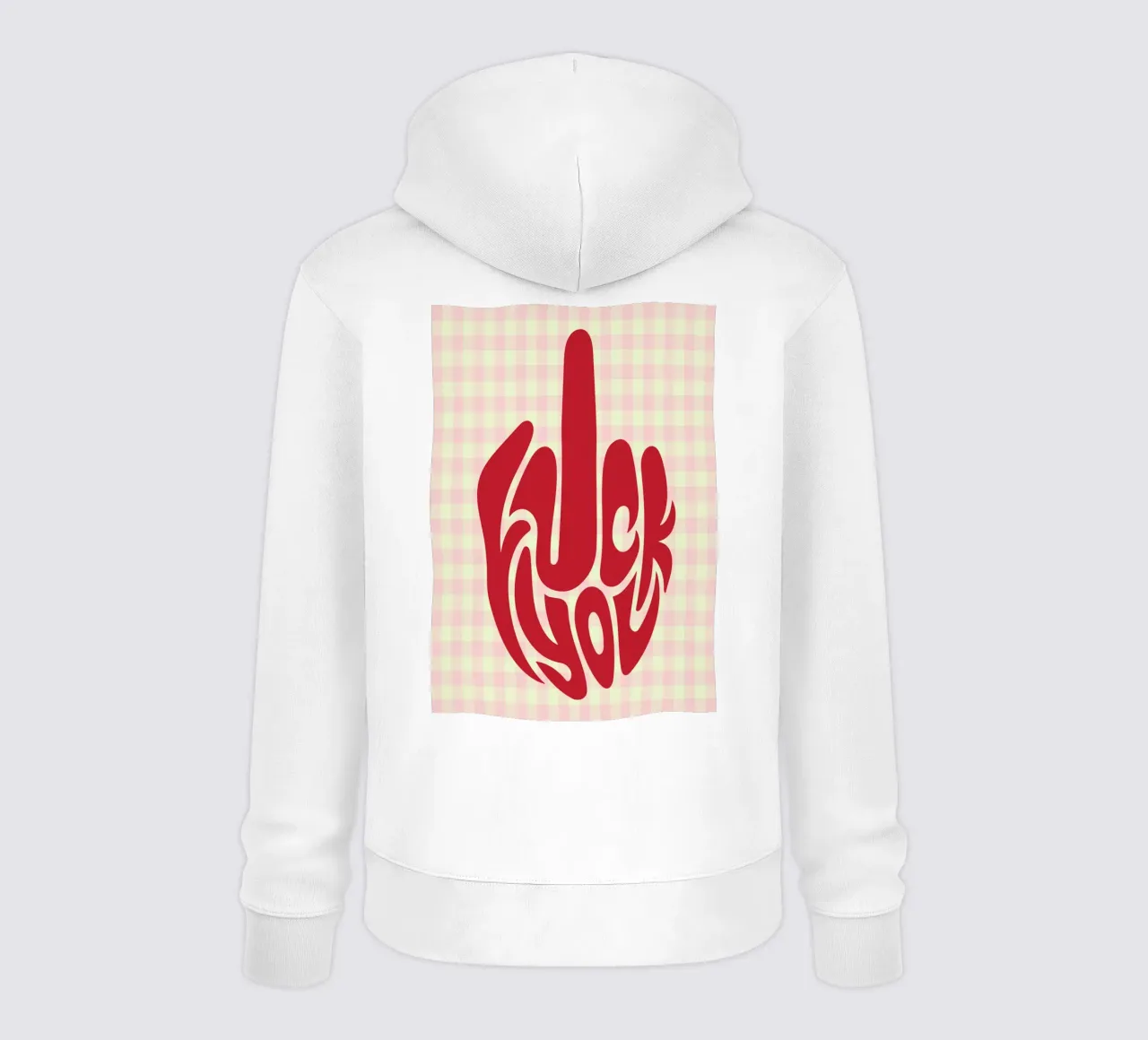 fanculo felpa con cappuccio da Deetooz