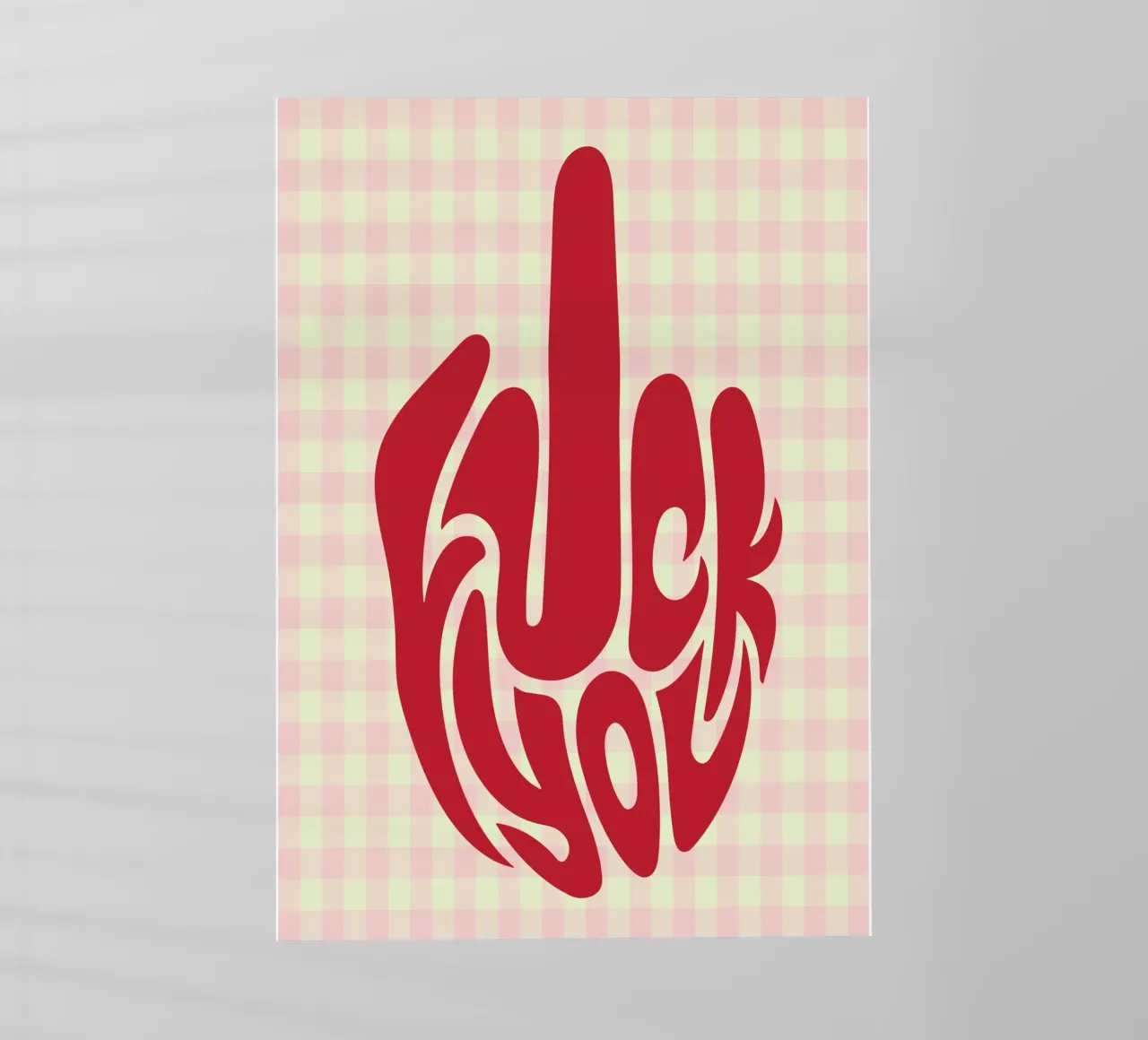 fanculo pellicola backlit da Deetooz