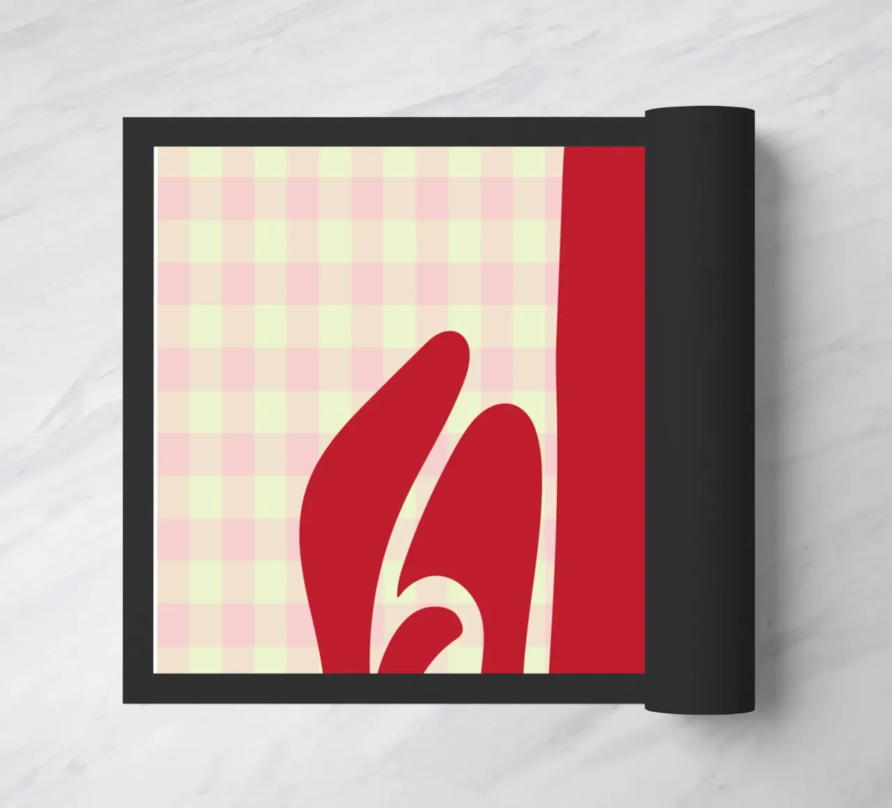 rot op deurmat van Deetooz