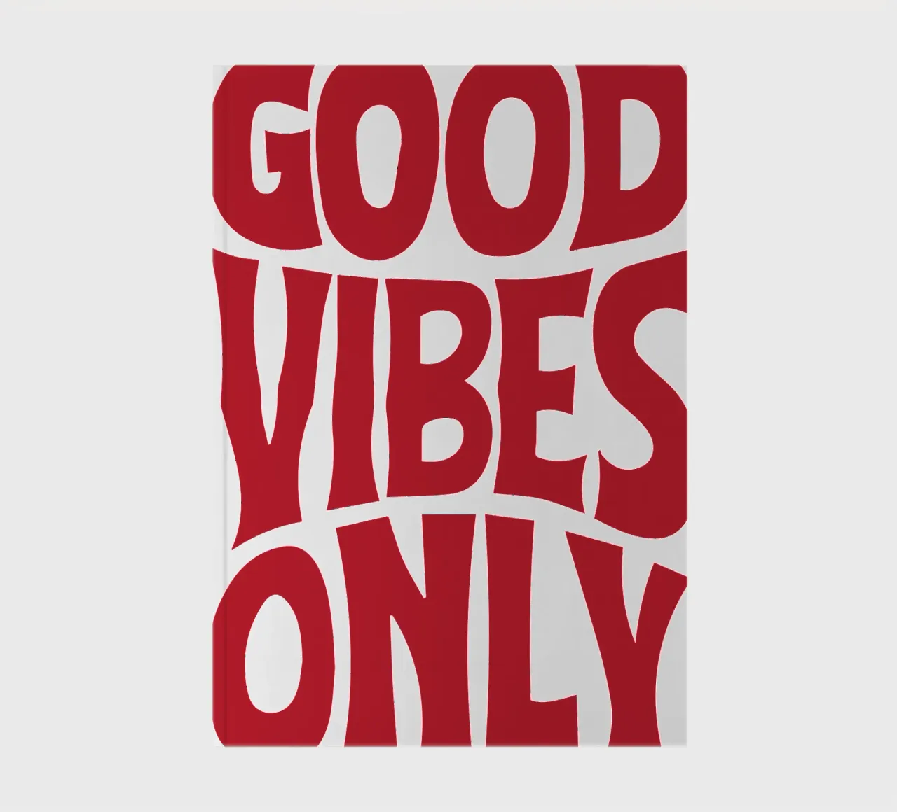 good vibes only notebook by Deetooz
