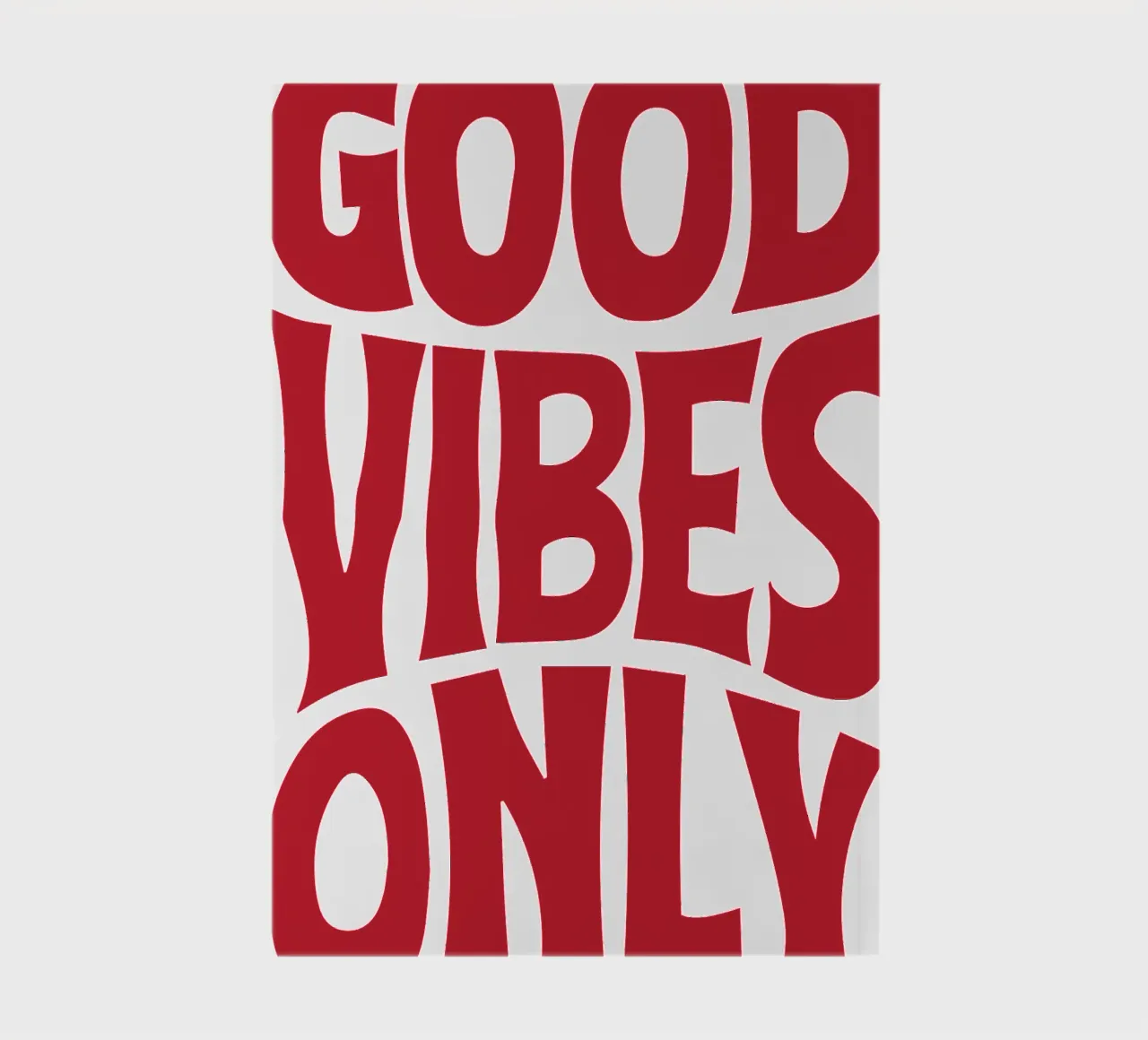 good vibes only notebook by Deetooz