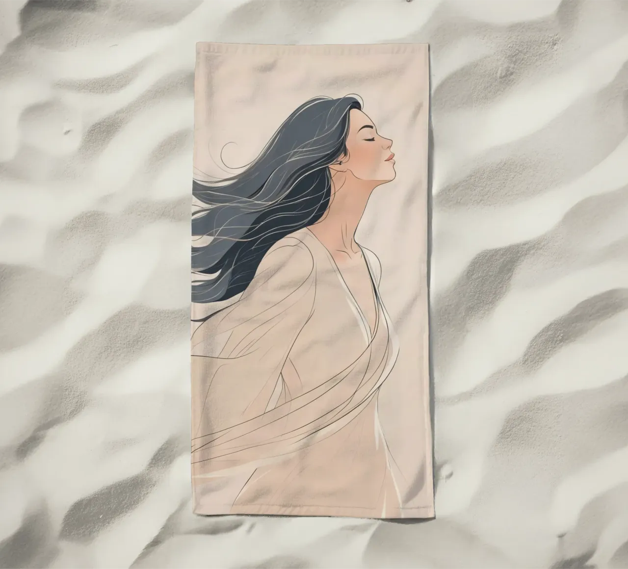 Brezza morbida telo mare da Maison Solis