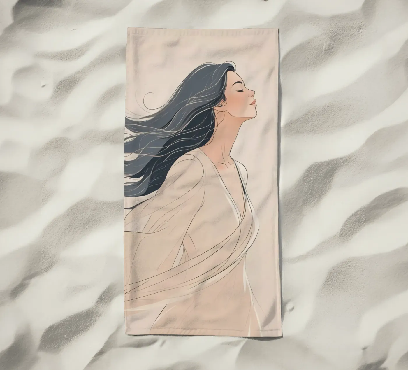 Brezza morbida telo mare da Maison Solis