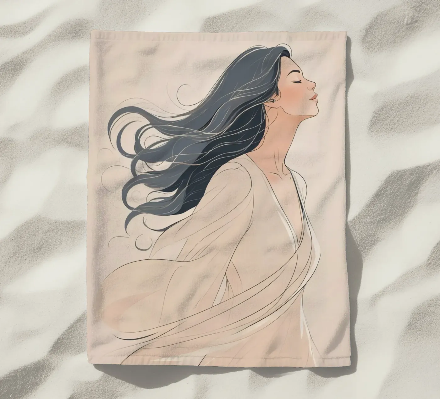 Brezza morbida telo mare da Maison Solis