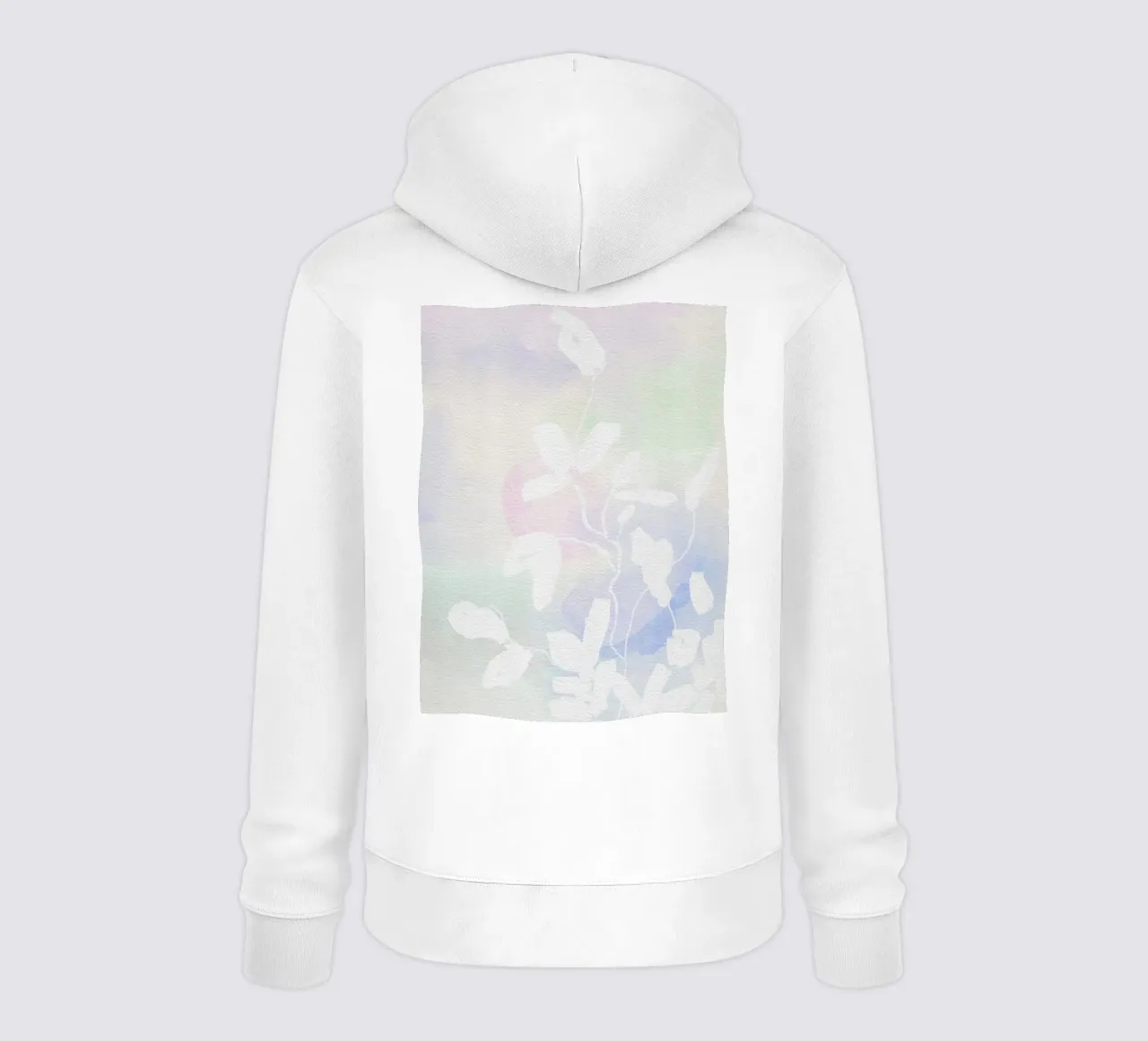 Acquerello botanico minimalista felpa con cappuccio da Art in Bloom