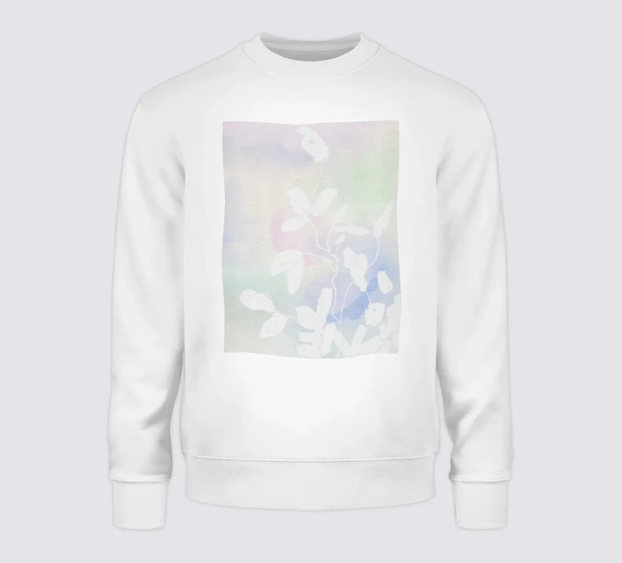 Minimalist Botanical Watercolor sweatshirt by Art in Bloom