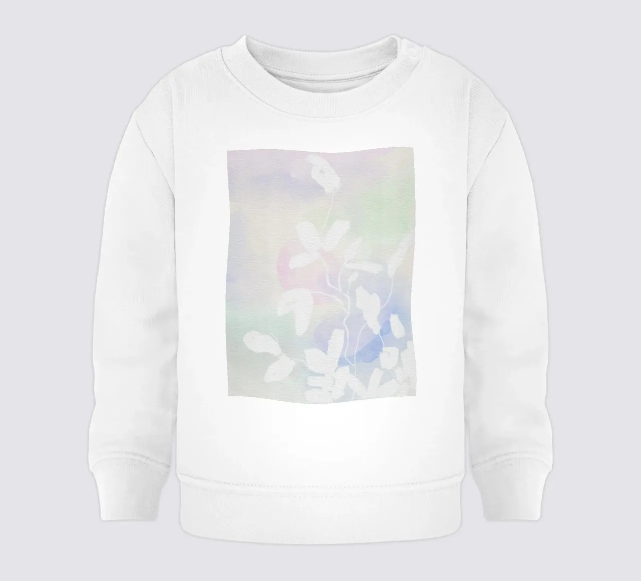 Acquerello botanico minimalista felpa neonato da Art in Bloom