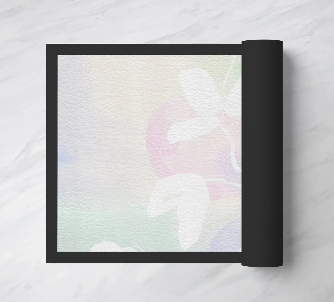 Acquerello botanico minimalista zerbino da Art in Bloom