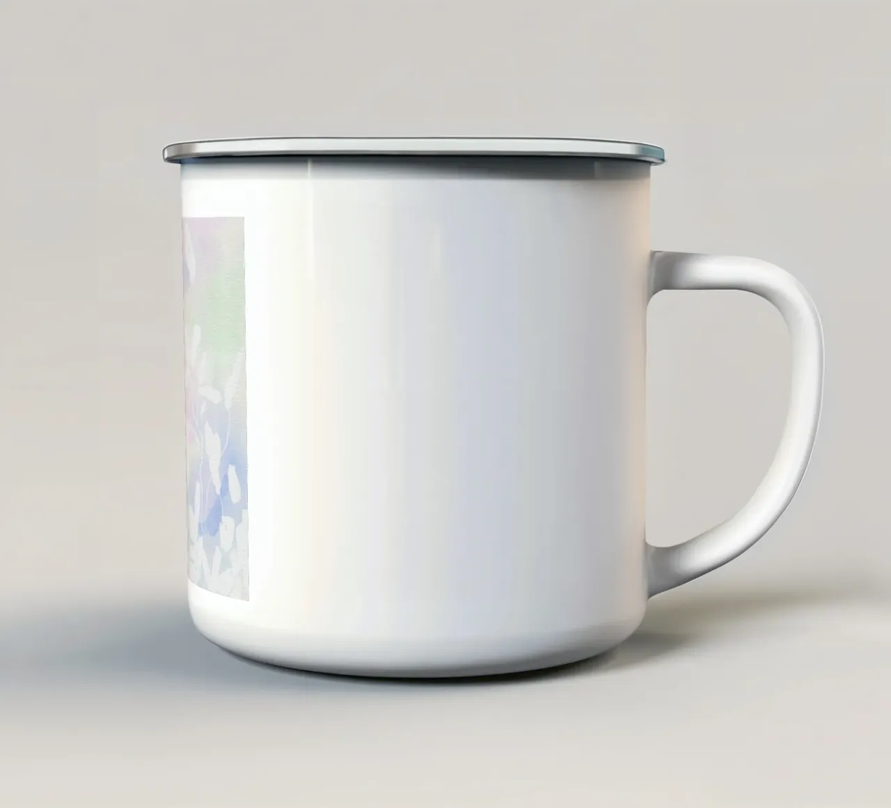 Acquerello botanico minimalista tazza in smalto da Art in Bloom