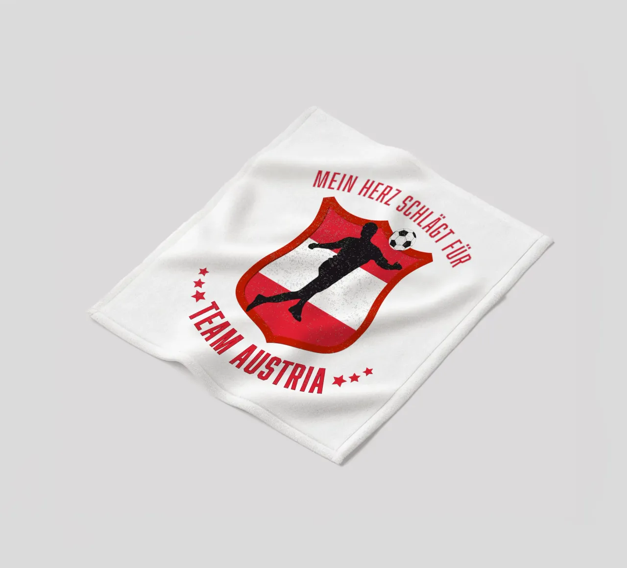 Calcio: Squadra Austria coperta in pile da CalliLetters