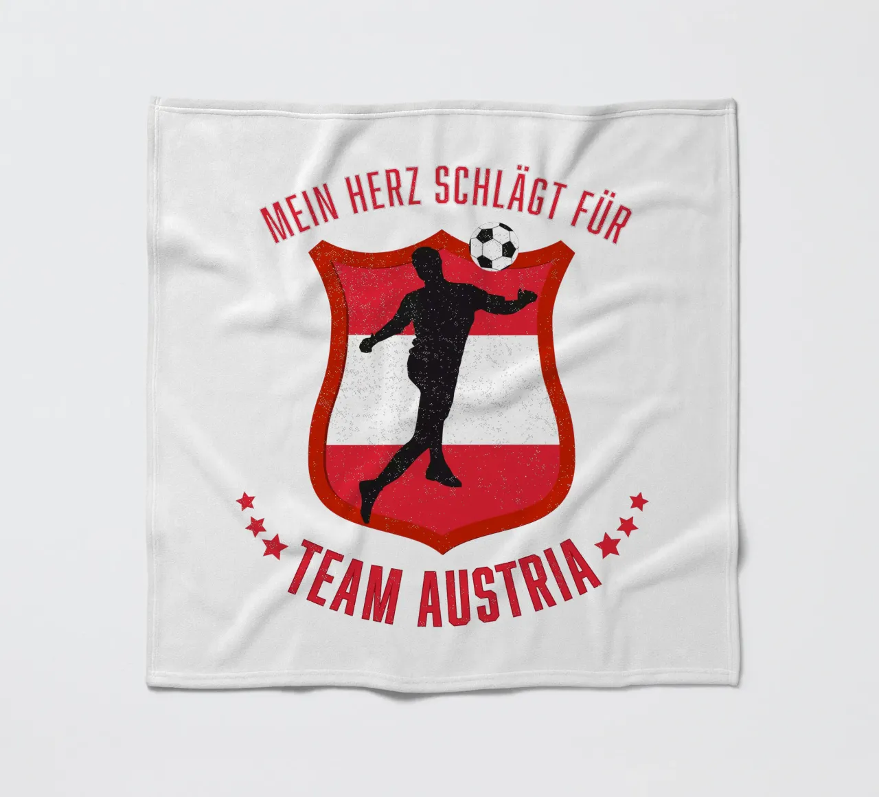 Calcio: Squadra Austria coperta in pile da CalliLetters