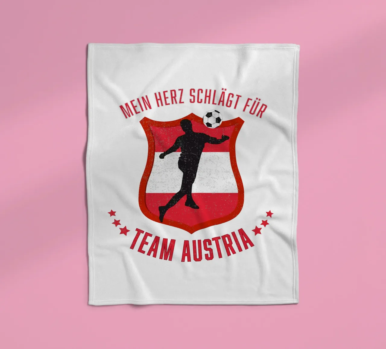 Calcio: Squadra Austria coperta in pile da CalliLetters