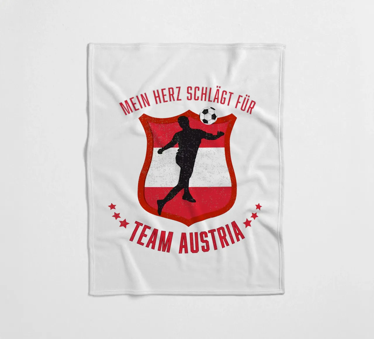 Calcio: Squadra Austria coperta in pile da CalliLetters