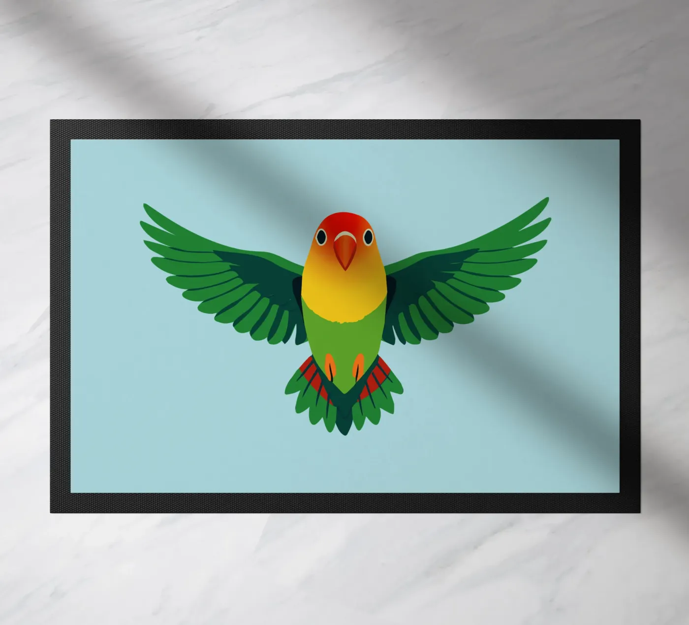 Inseparabile volante zerbino da Bwiser