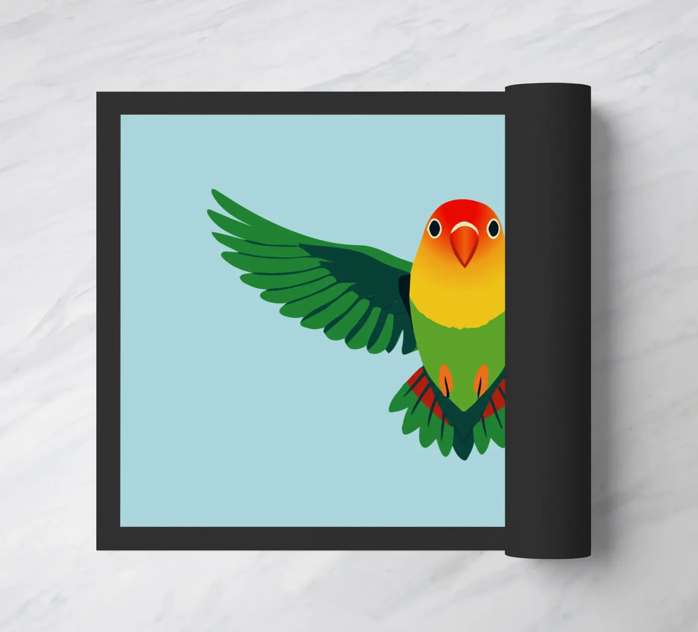 Inseparabile volante zerbino da Bwiser