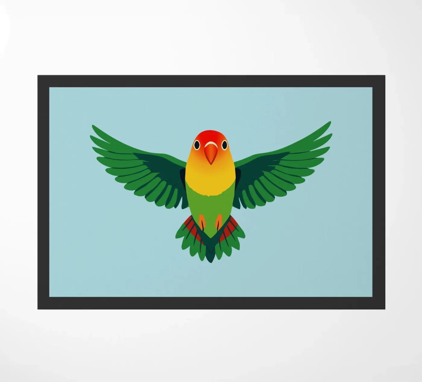 Inseparabile volante zerbino da Bwiser