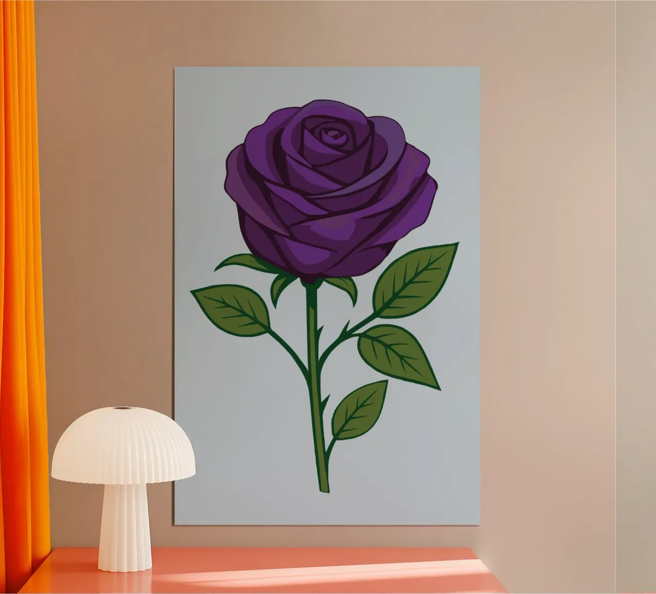 Rosa viola poster da Bwiser