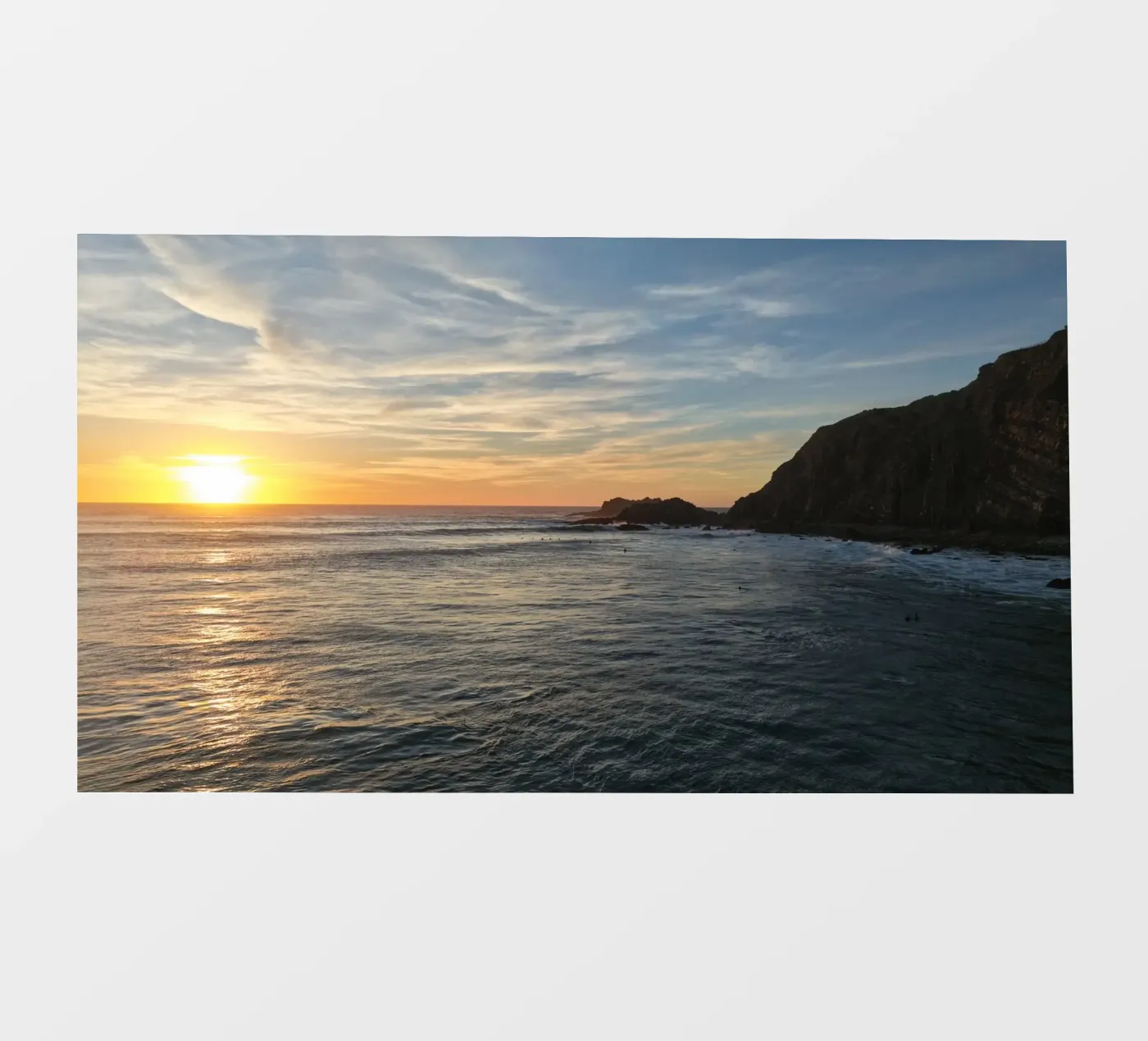 Sunset fotobehang van Moias Design