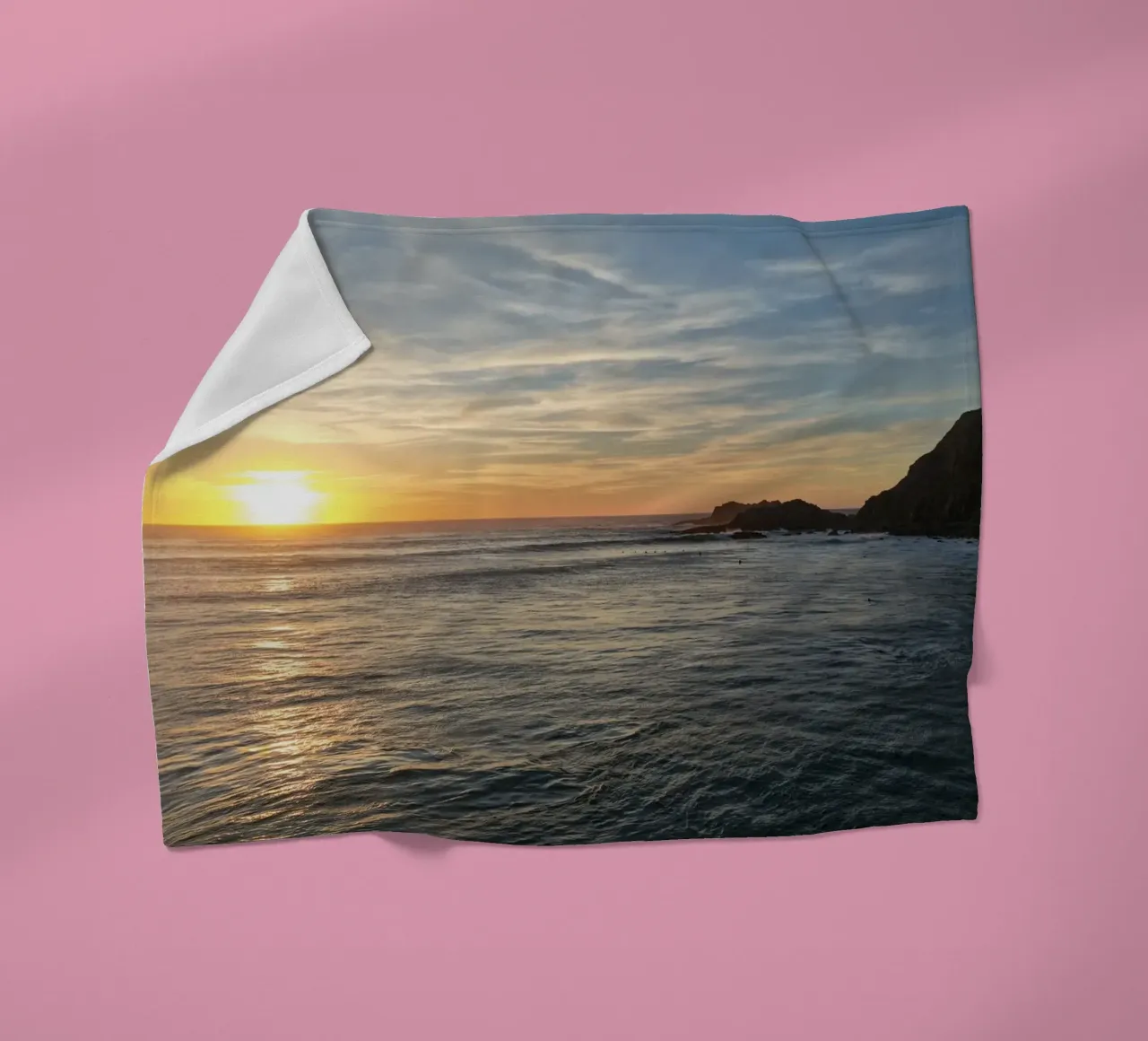 Sunset Fleecedecke von Moias Design