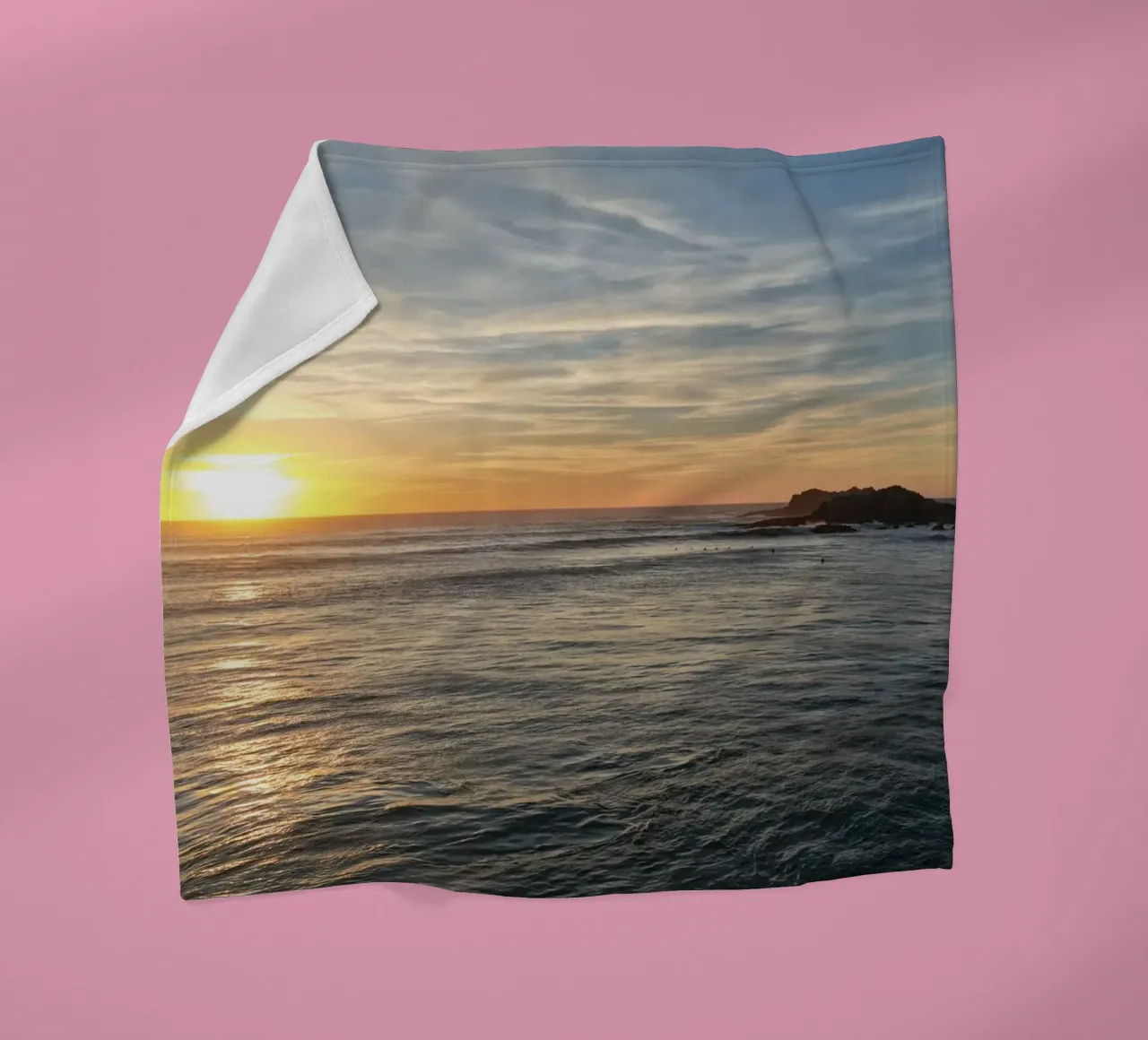 Sunset Fleecedecke von Moias Design