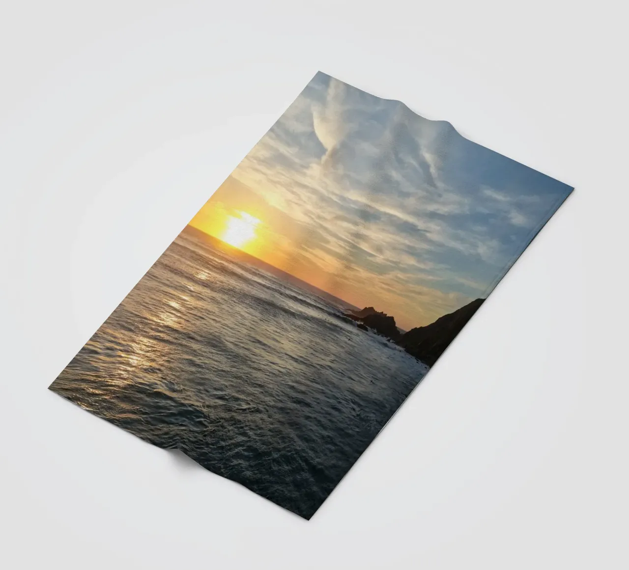 Sunset Fleecedecke von Moias Design